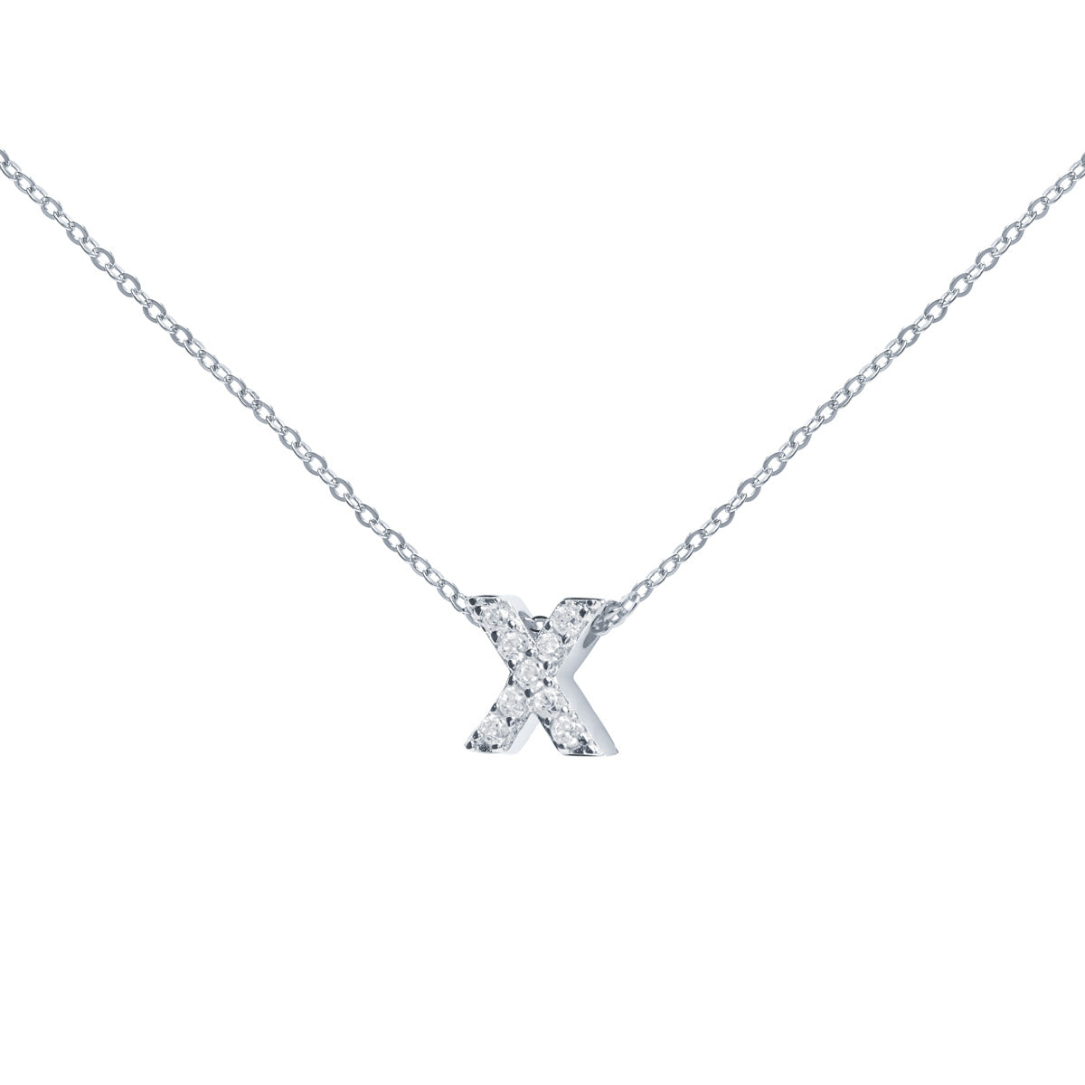 Collar de Plata 925 con Inicial Grabada