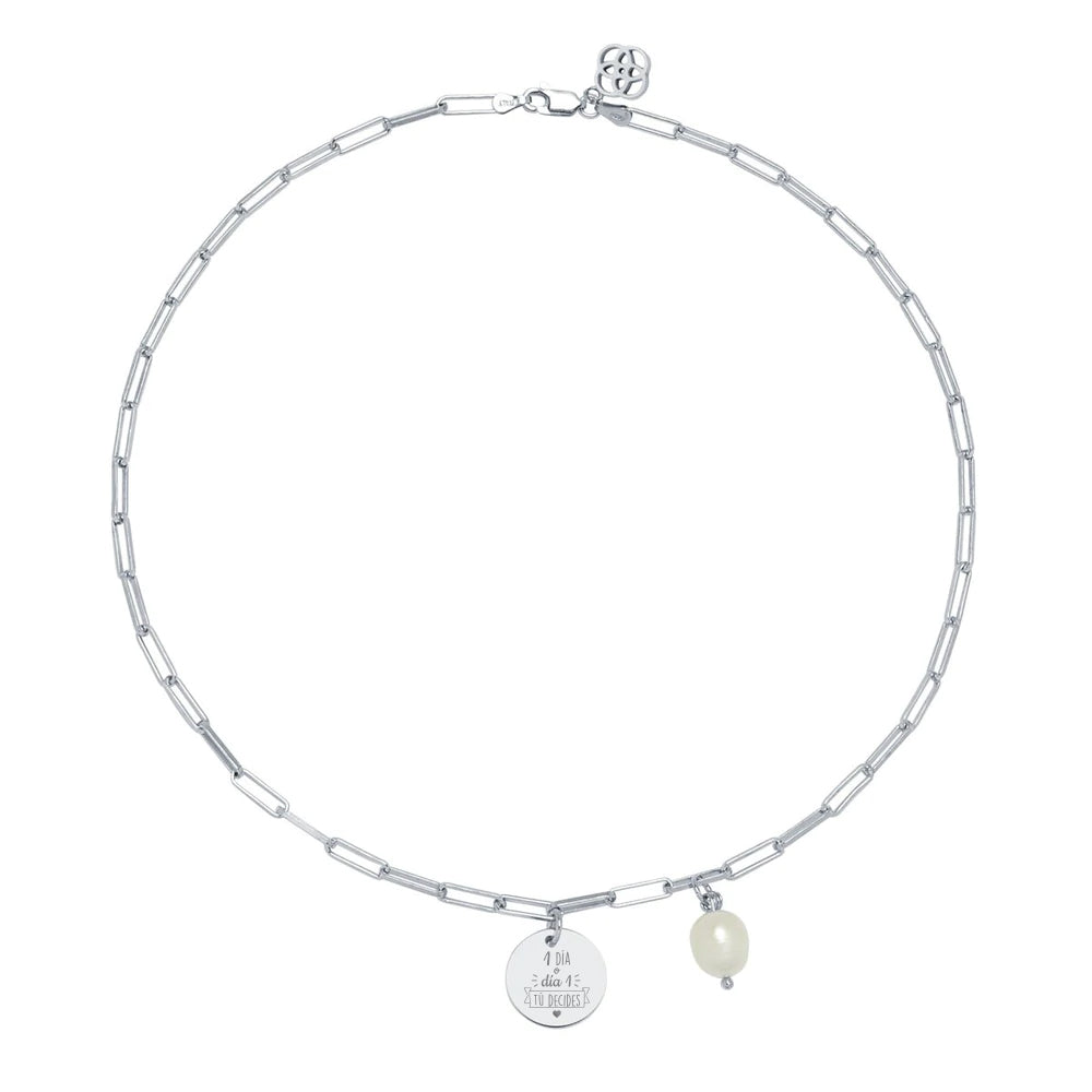 Collar Shell con Perla de Plata 925 Personalizado
