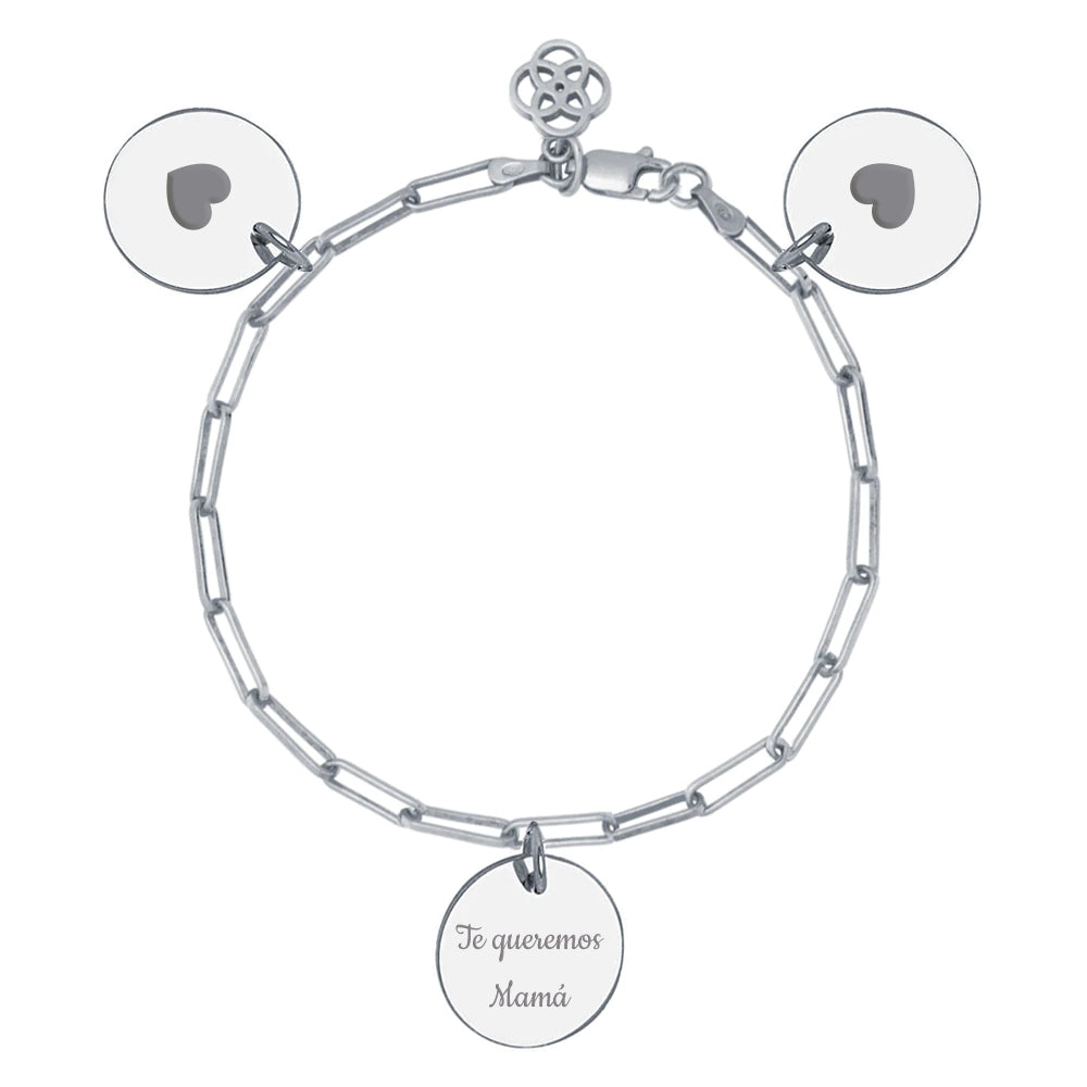 Pulsera Eslabón de Plata 925 Personalizada