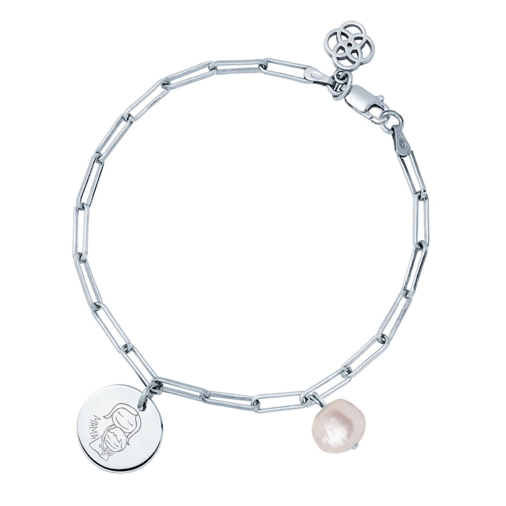 Pulsera Personalizable Perla Barroca