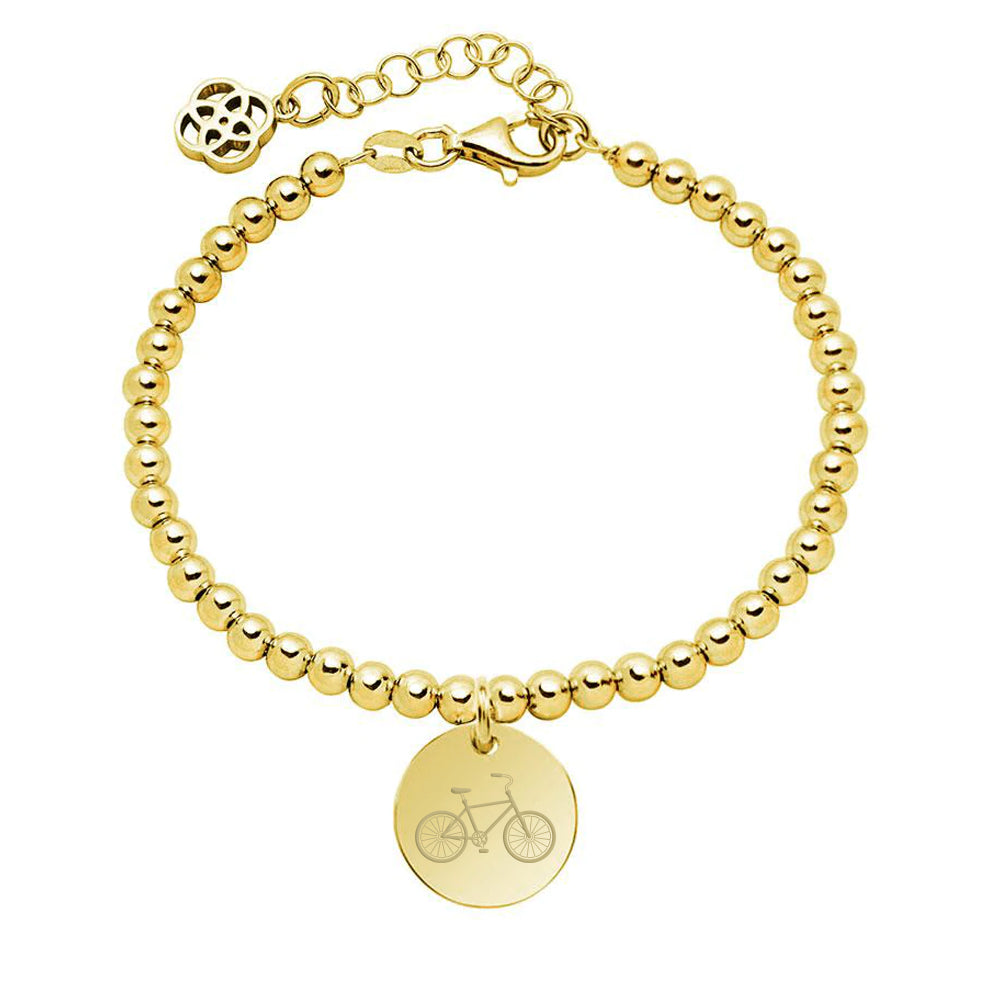 Pulsera Moon Bolas de Plata 925 Personalizada