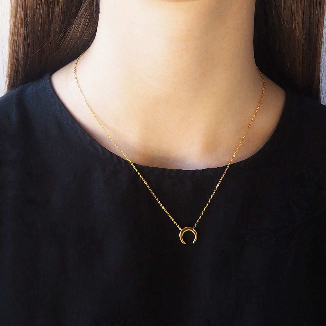Collar Crescent Moon de Plata 925