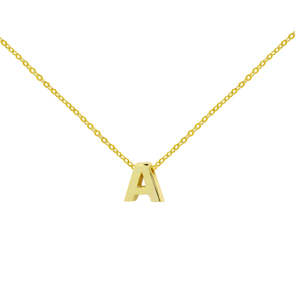 Collar con inicial letra
