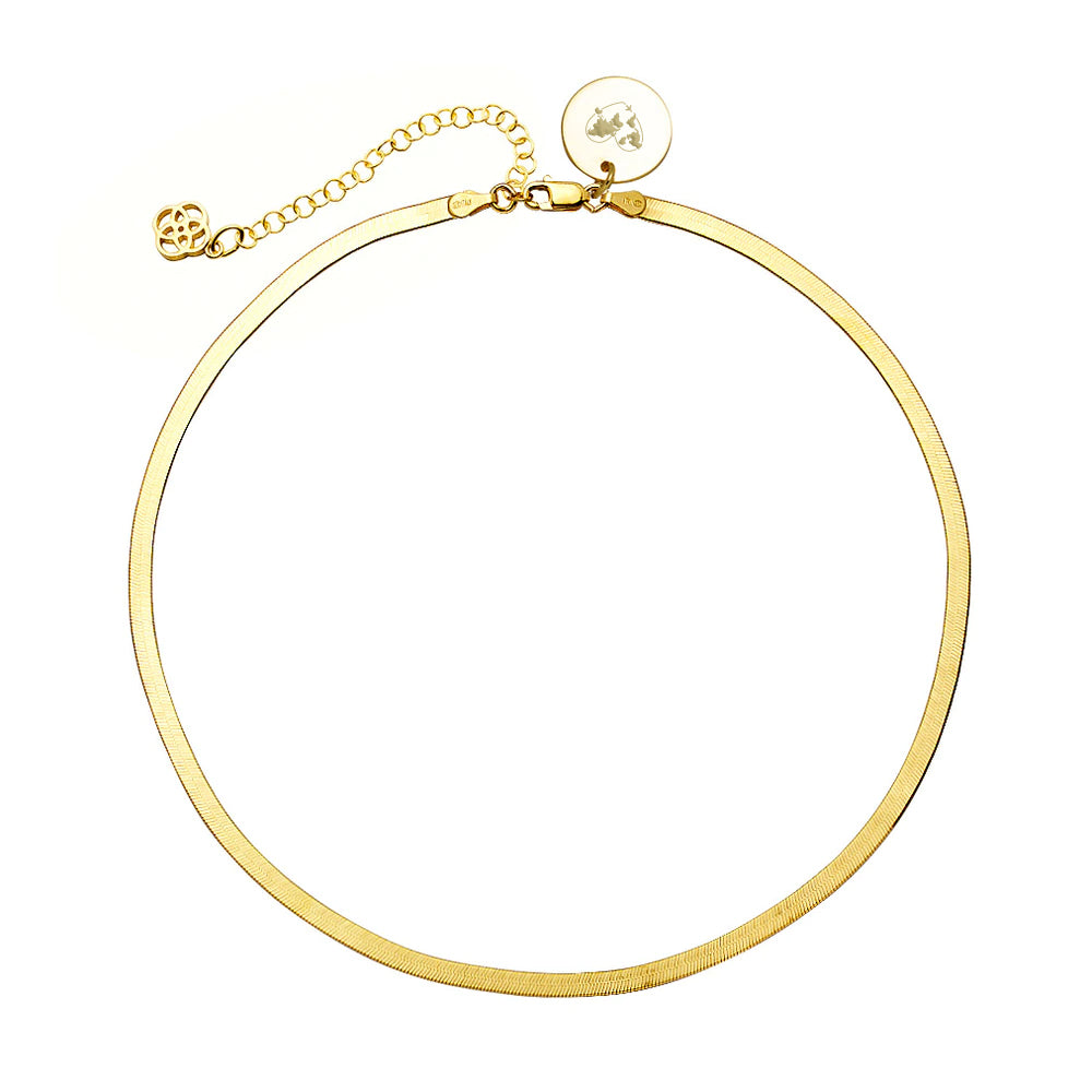 Collar Choker Mirror de Plata 925 Personalizado