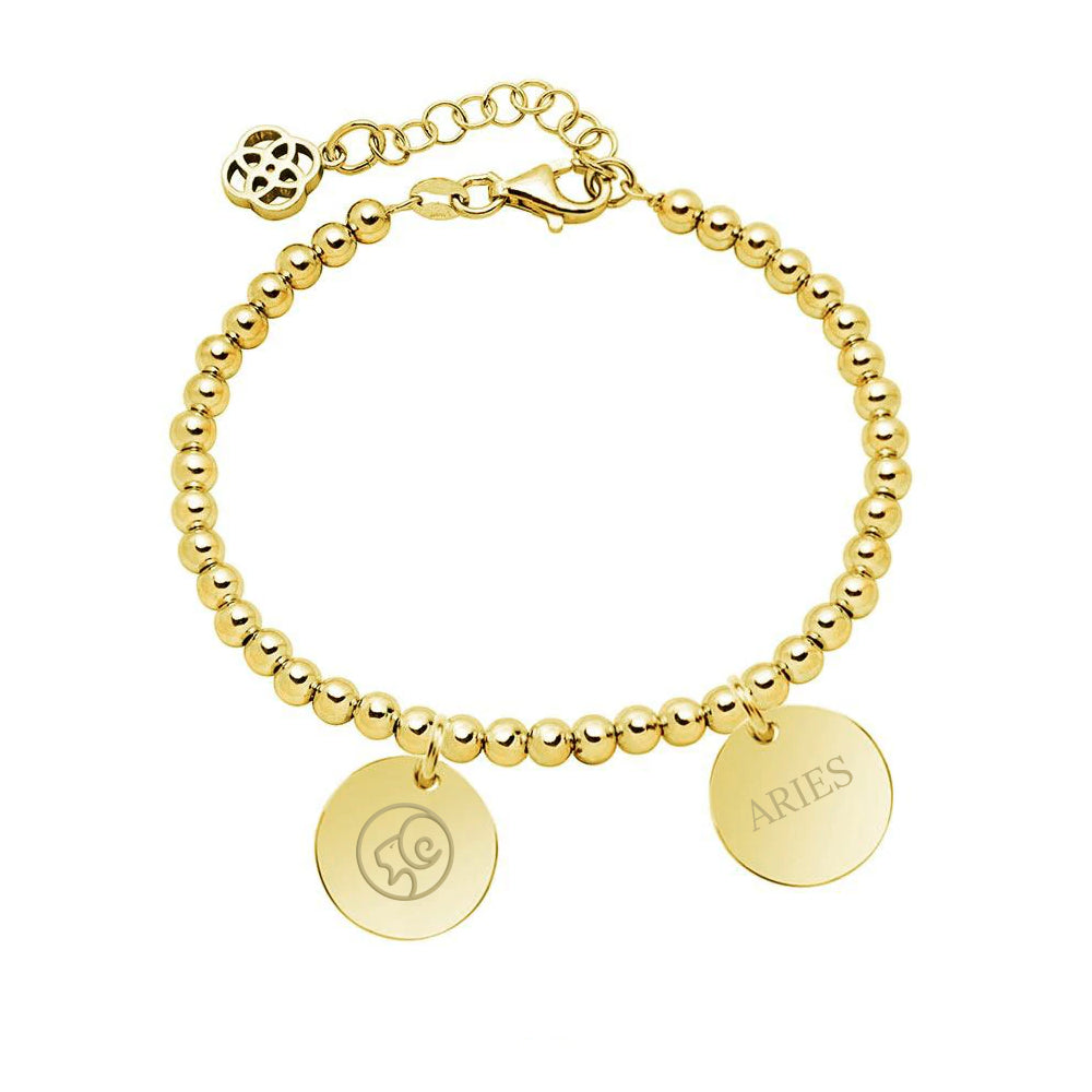 Pulsera Moon Bolas de Plata 925 Personalizada
