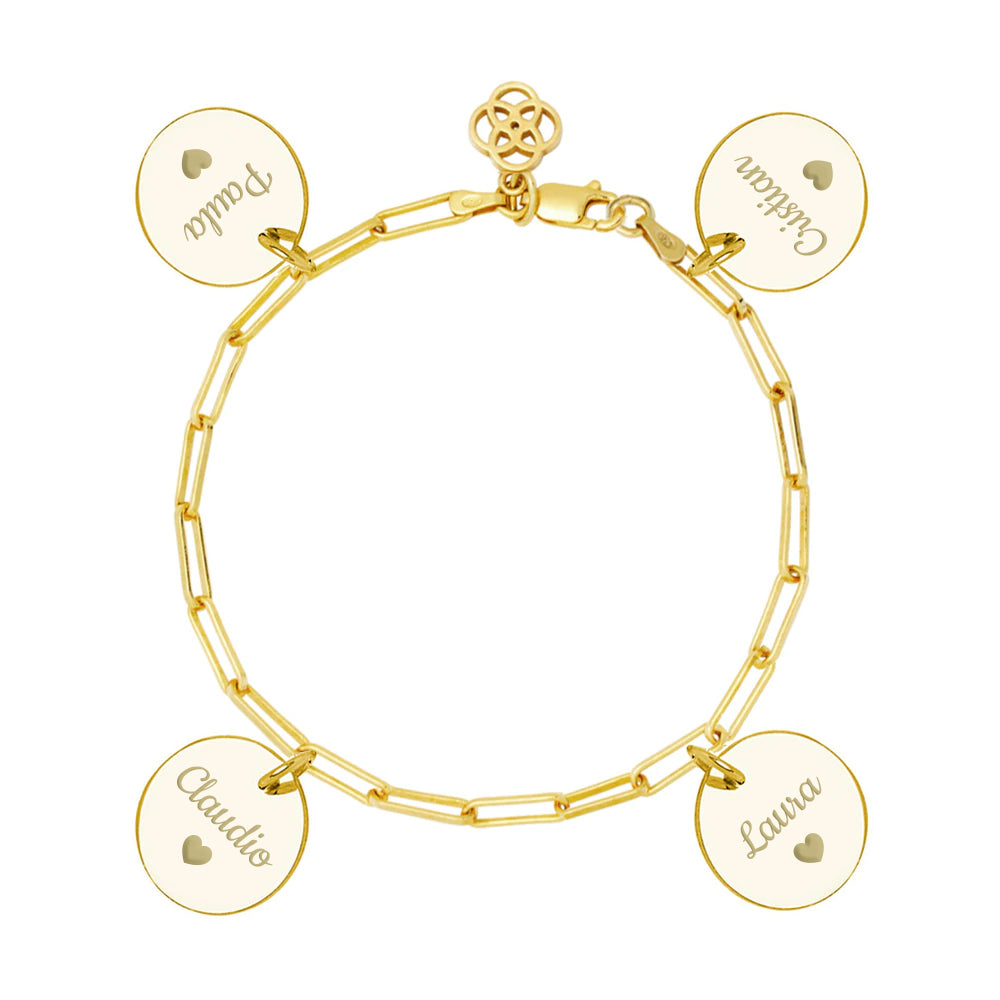 Pulsera Eslabón de Plata 925 Personalizada