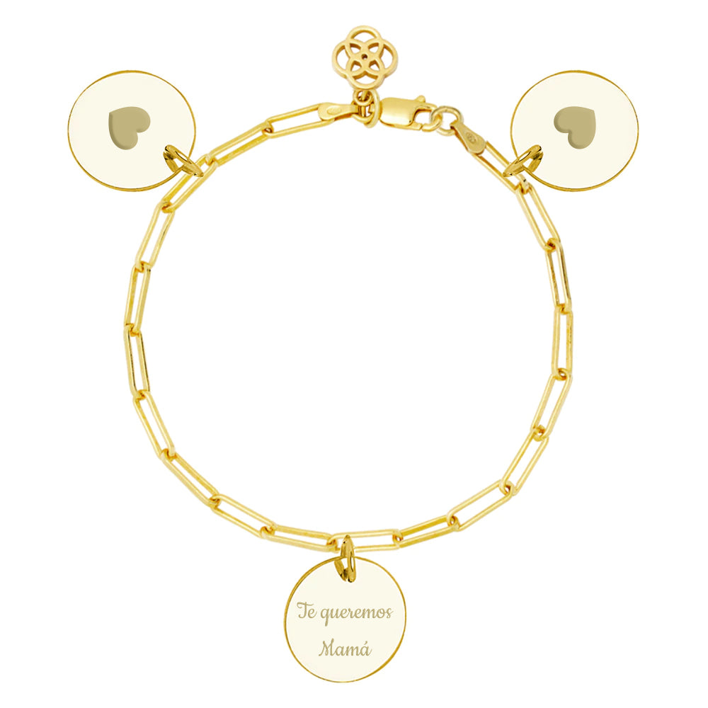 Pulsera Eslabón de Plata 925 Personalizada