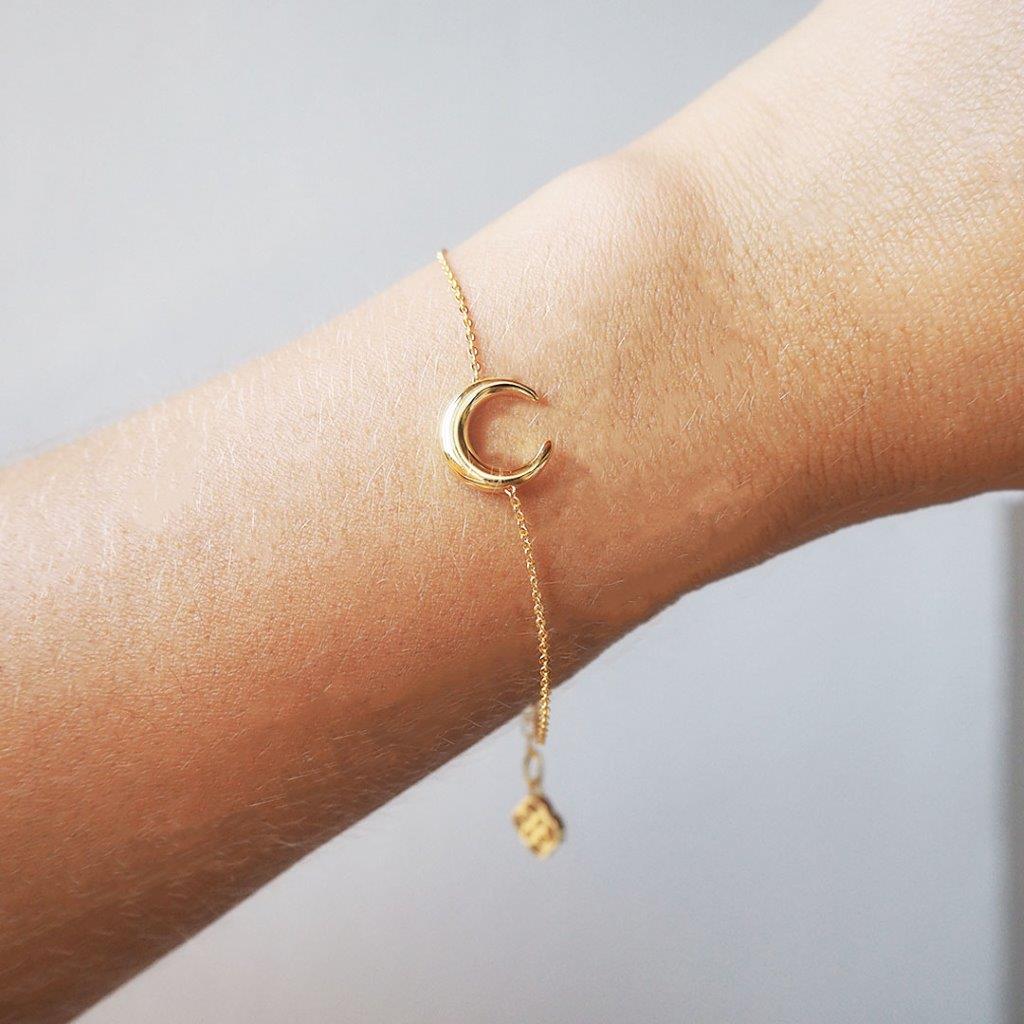 Pulsera Crescent Moon de Plata 925