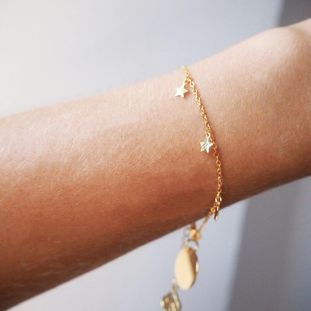 Pulsera Stars de Plata 925 Personalizada