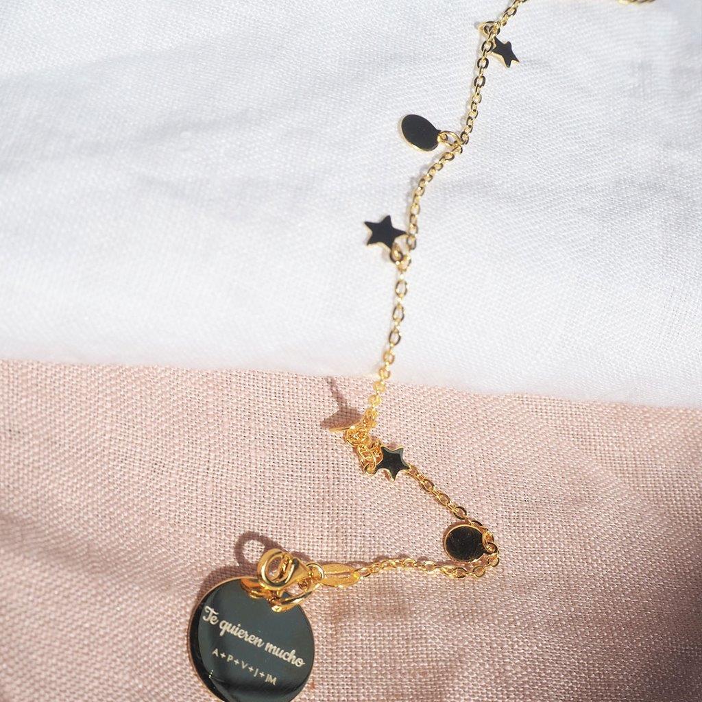 Pulsera Starlight de Plata 925 con Nombre Grabado