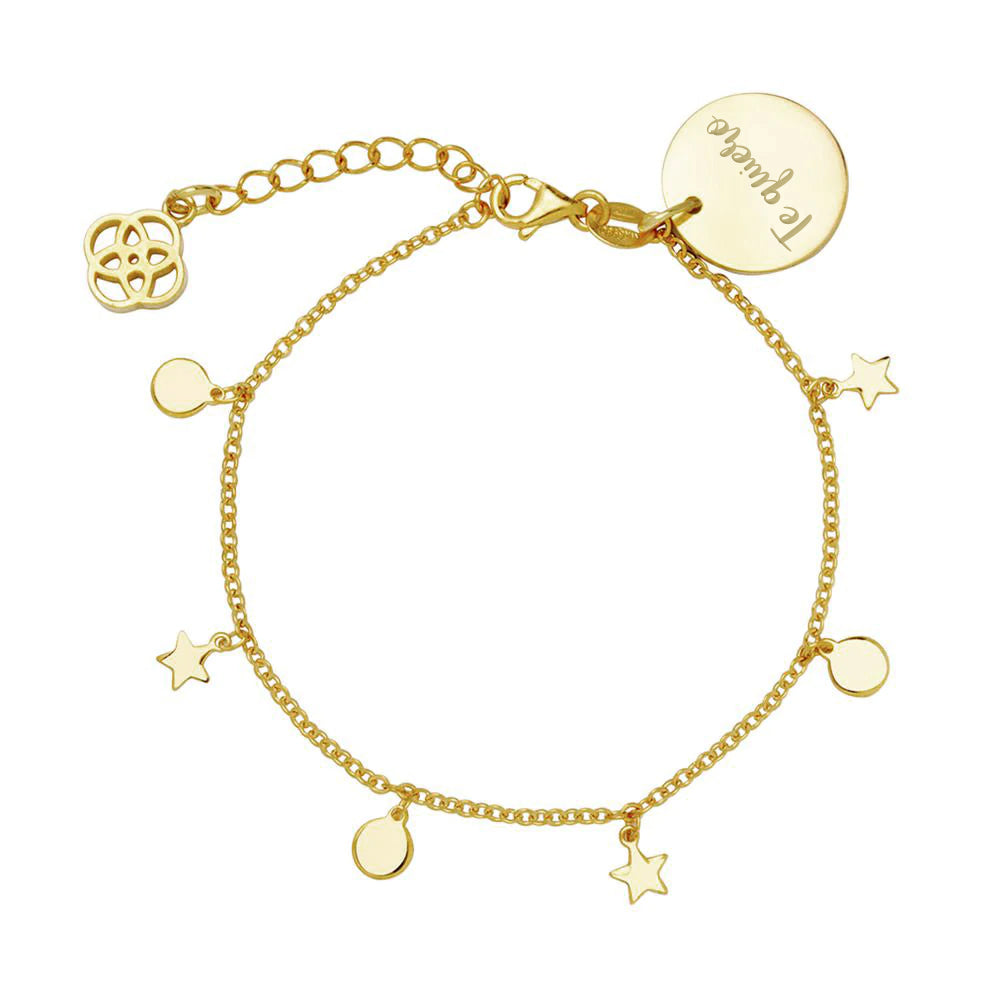 Pulsera Starlight de Plata 925 con Nombre Grabado