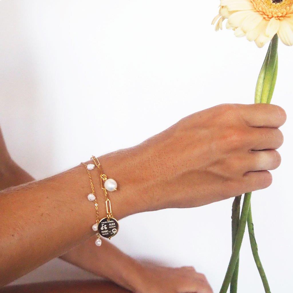 Pulsera de Perlas de Plata 925