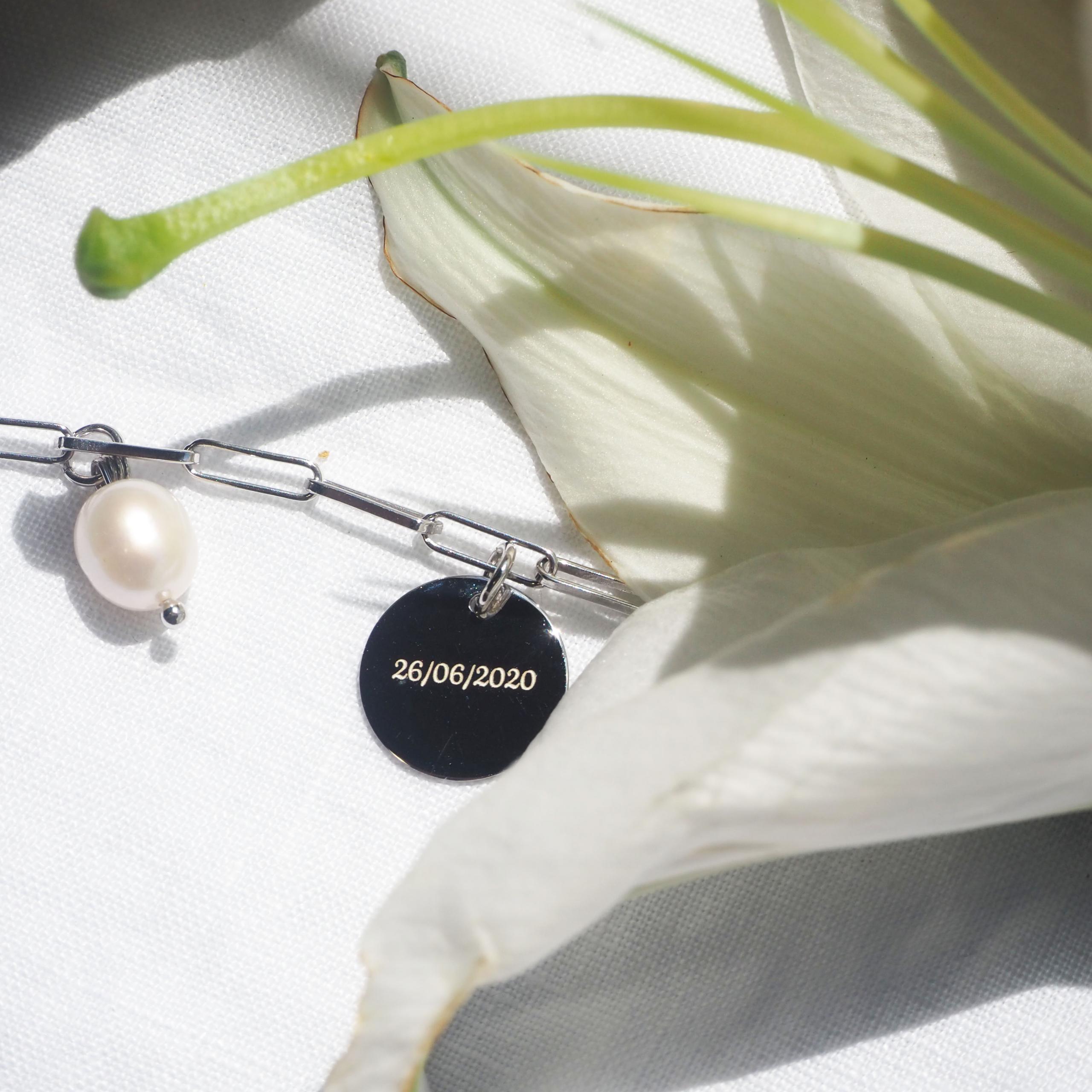 Pulsera Personalizable Perla Barroca