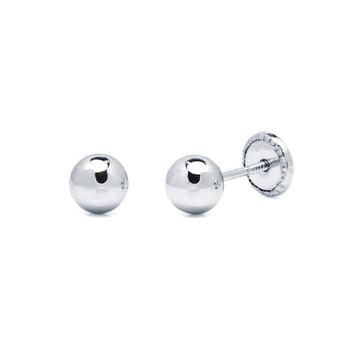 Aretes Bola de Oro para Bebé