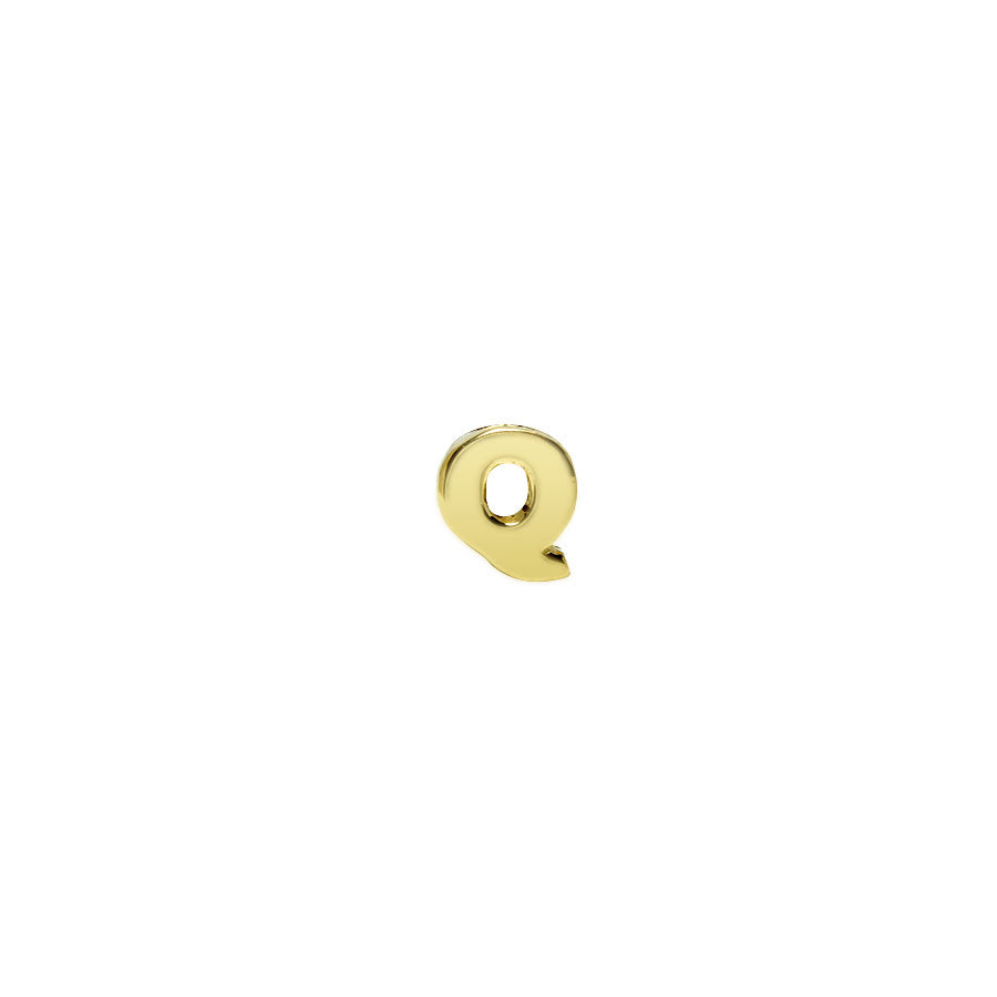 Pendientes de Plata 925 con Inicial Grabada