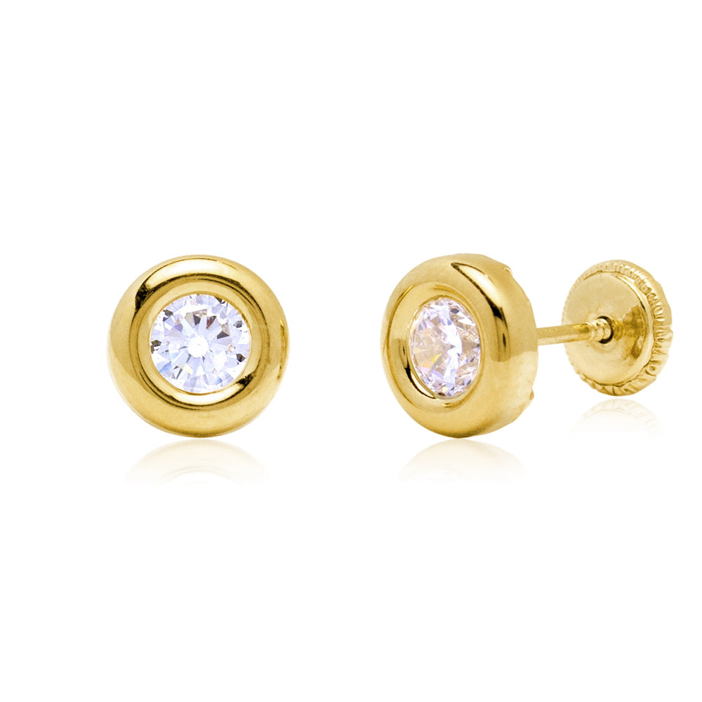 Pendientes Bebés Chatón Oro 18k