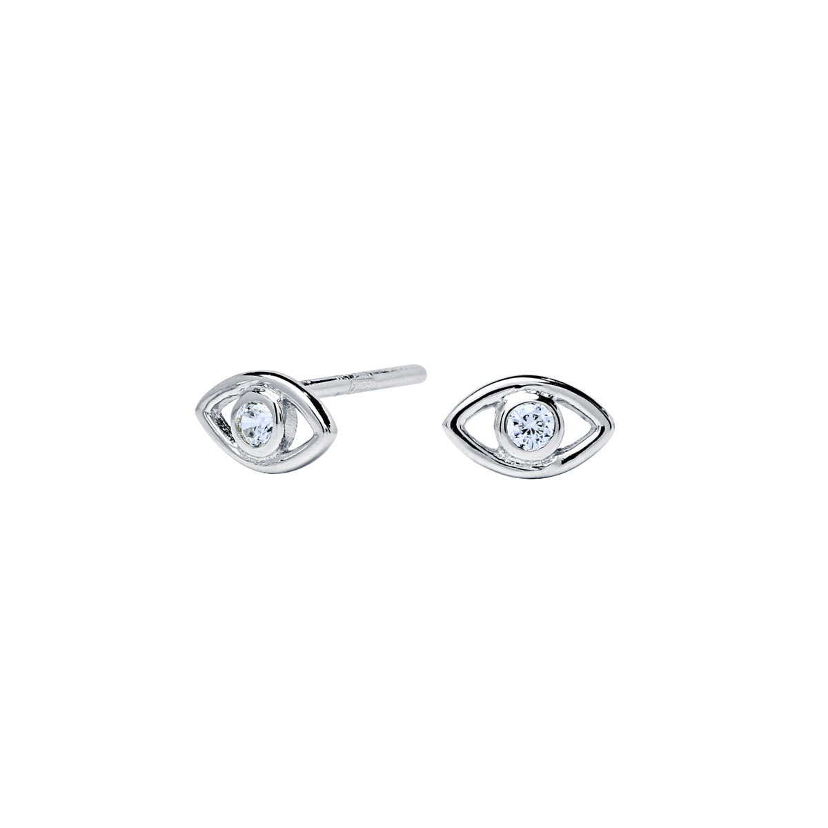 Pendientes Ojo Turco Plata