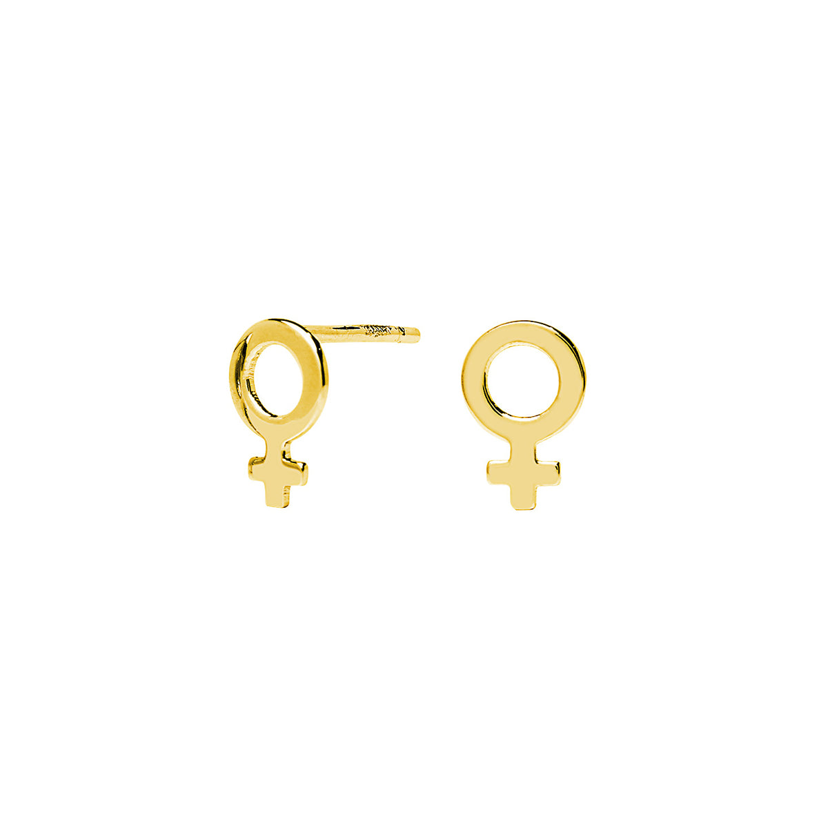 Pendientes Símbolo Pequeños de Plata