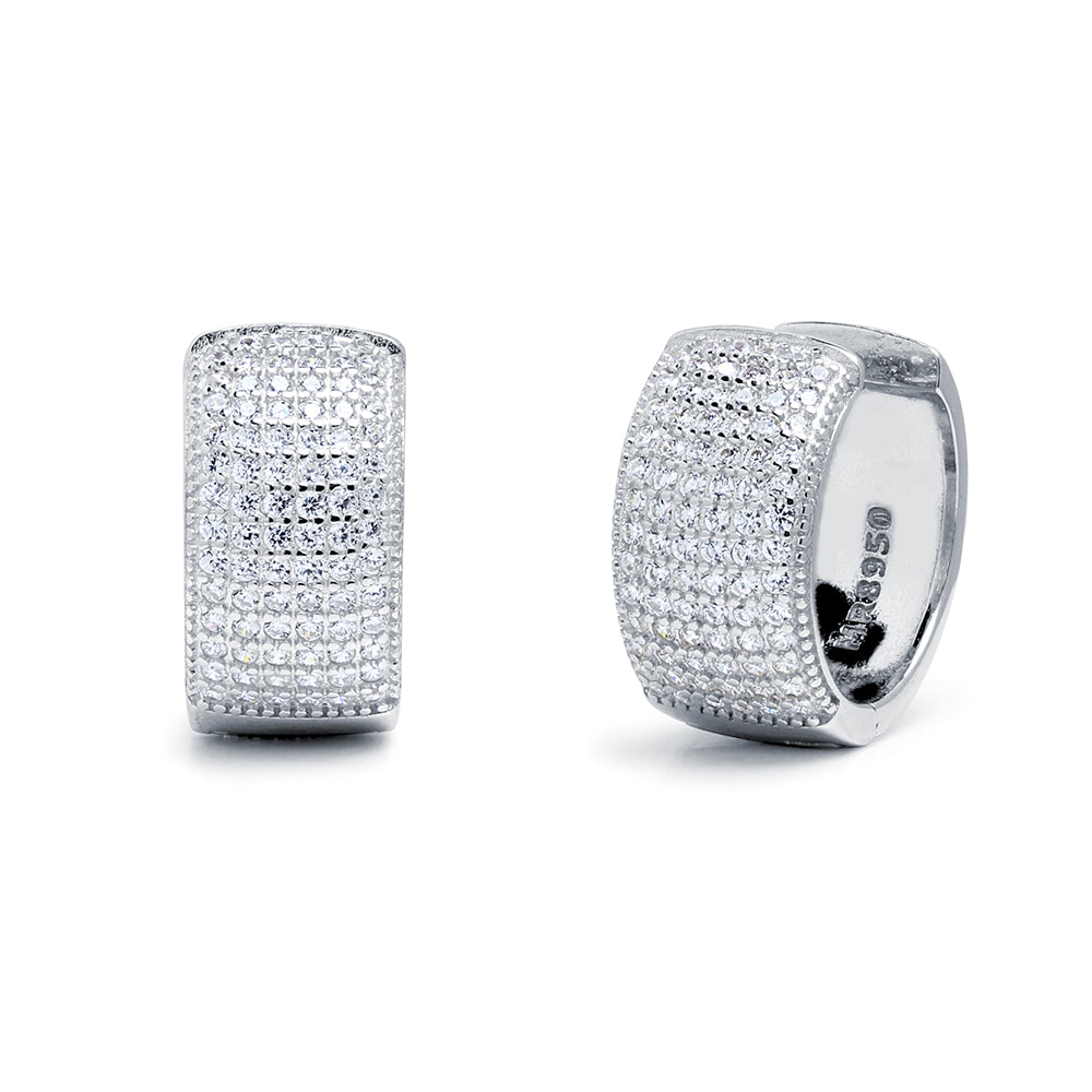 Pendientes Round Pavé