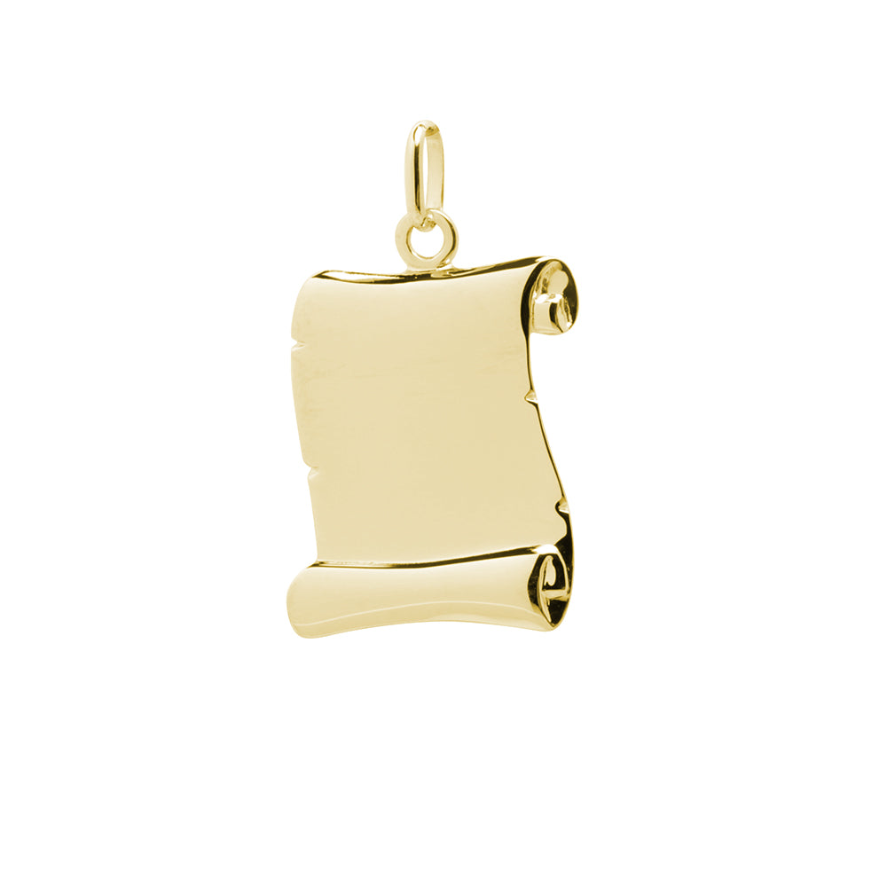 Colgante Pergamino 17x21mm