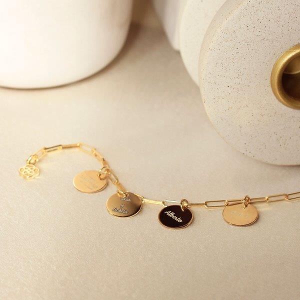 Pulsera Eslabón de Plata 925 Personalizada