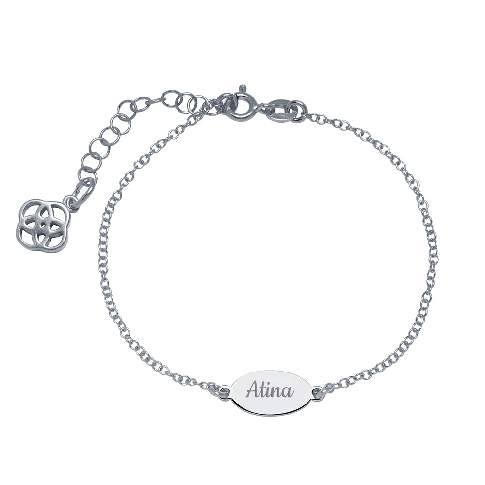 Pulsera  Medalla Ovalada