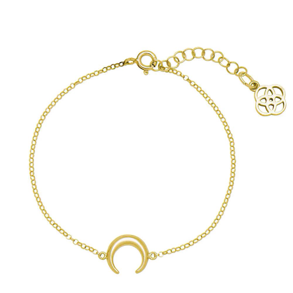 Pulsera Crescent Moon de Plata 925