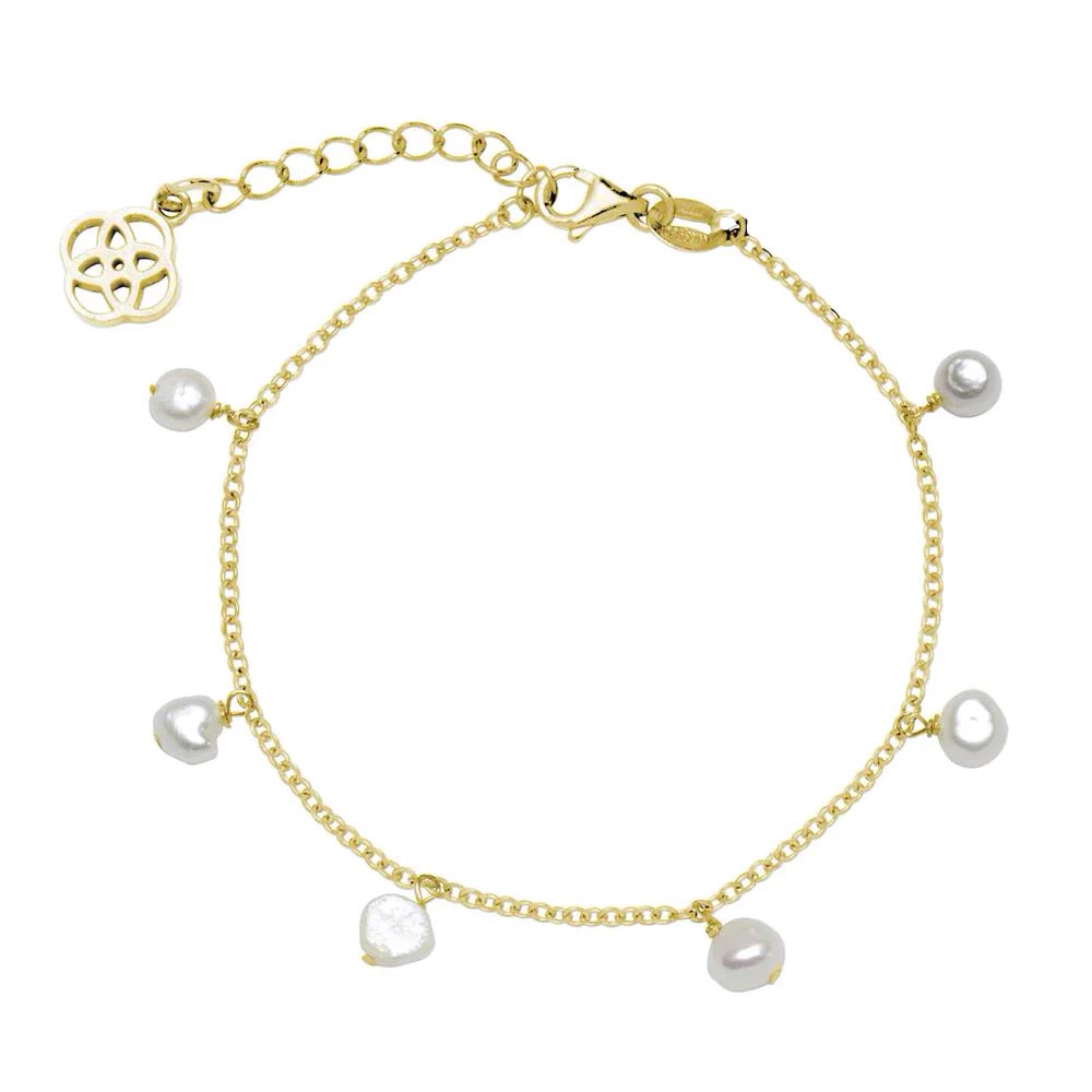 Pulsera de Perlas de Plata 925