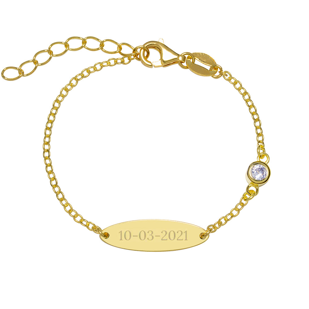 Pulsera Circonita de Plata 925 Personalizada