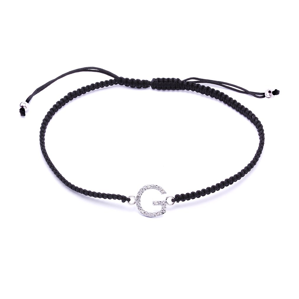 Pulsera con inicial diamantes