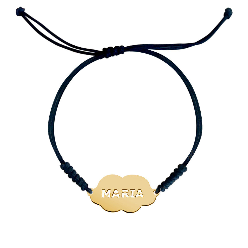 Pulsera Personalizable Nube Macramé