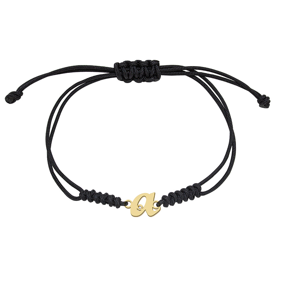 Pulsera de Oro con Inicial Grabada