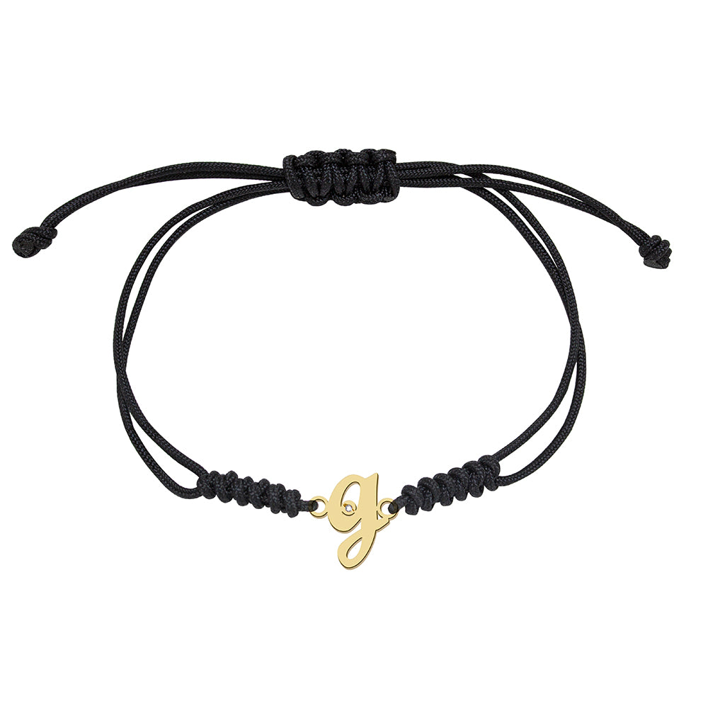 Pulsera de Oro con Inicial Grabada