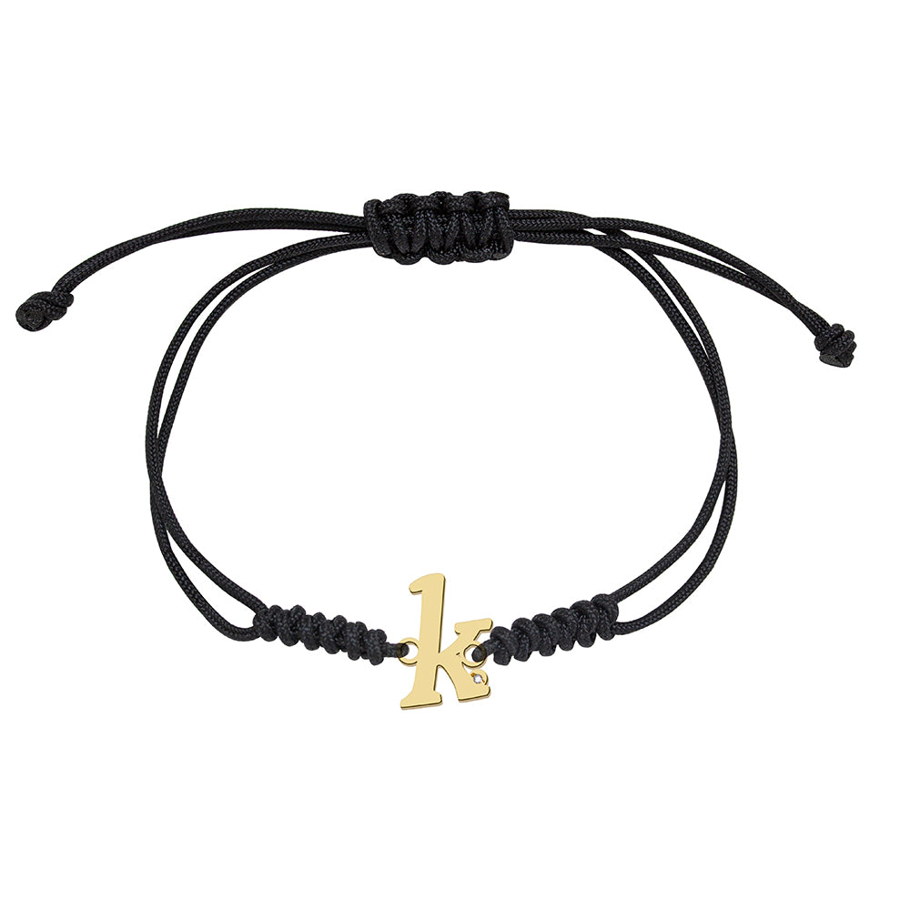 Pulsera de Oro con Inicial Grabada