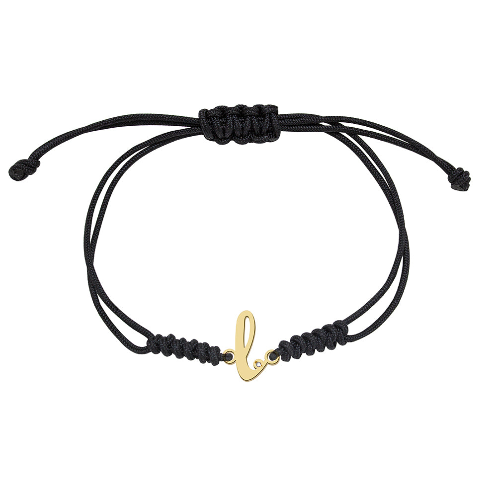 Pulsera de Oro con Inicial Grabada