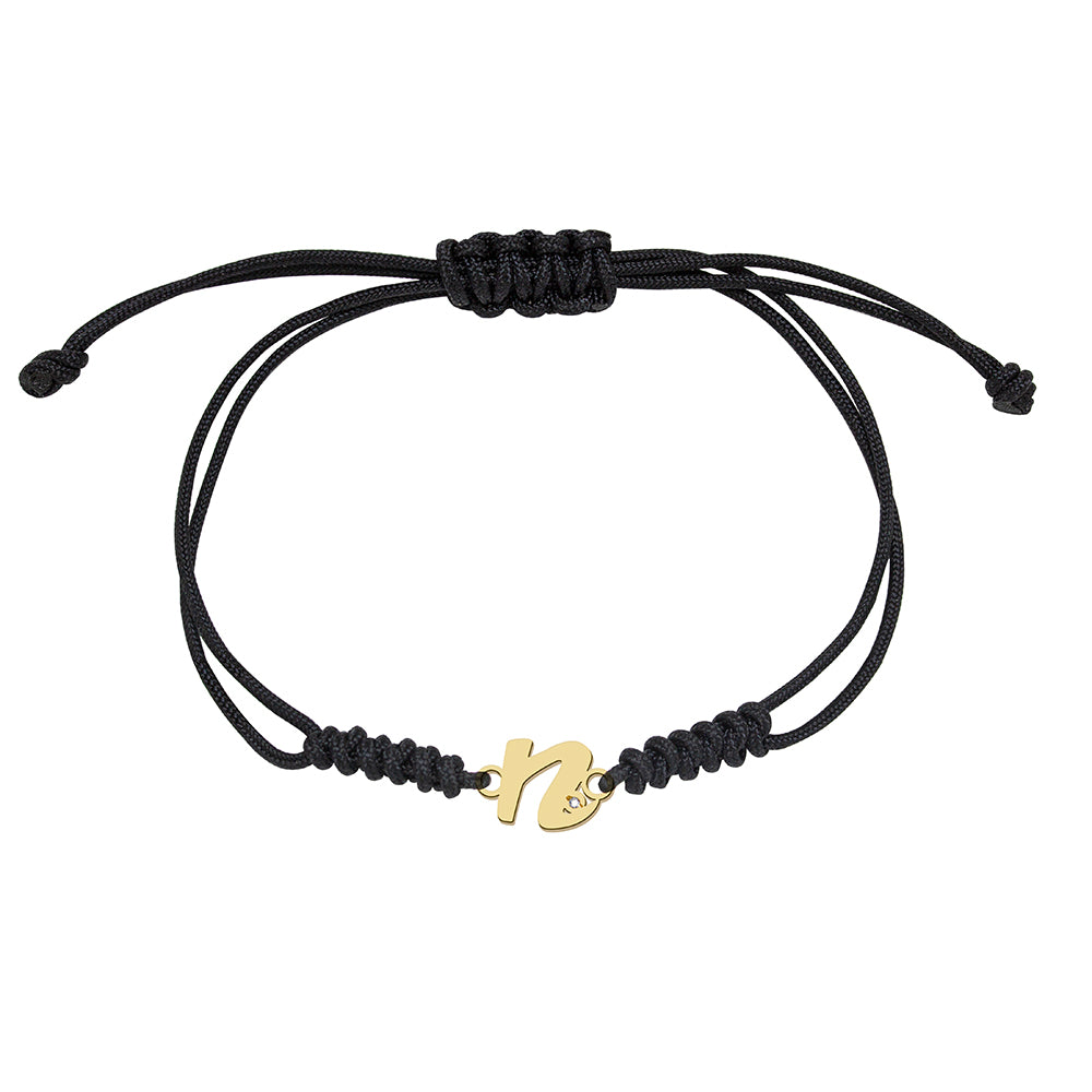 Pulsera de Oro con Inicial Grabada