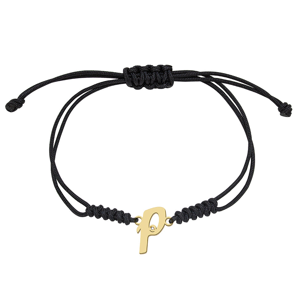 Pulsera de Oro con Inicial Grabada