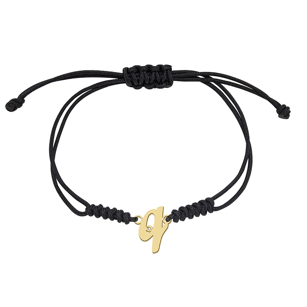 Pulsera de Oro con Inicial Grabada