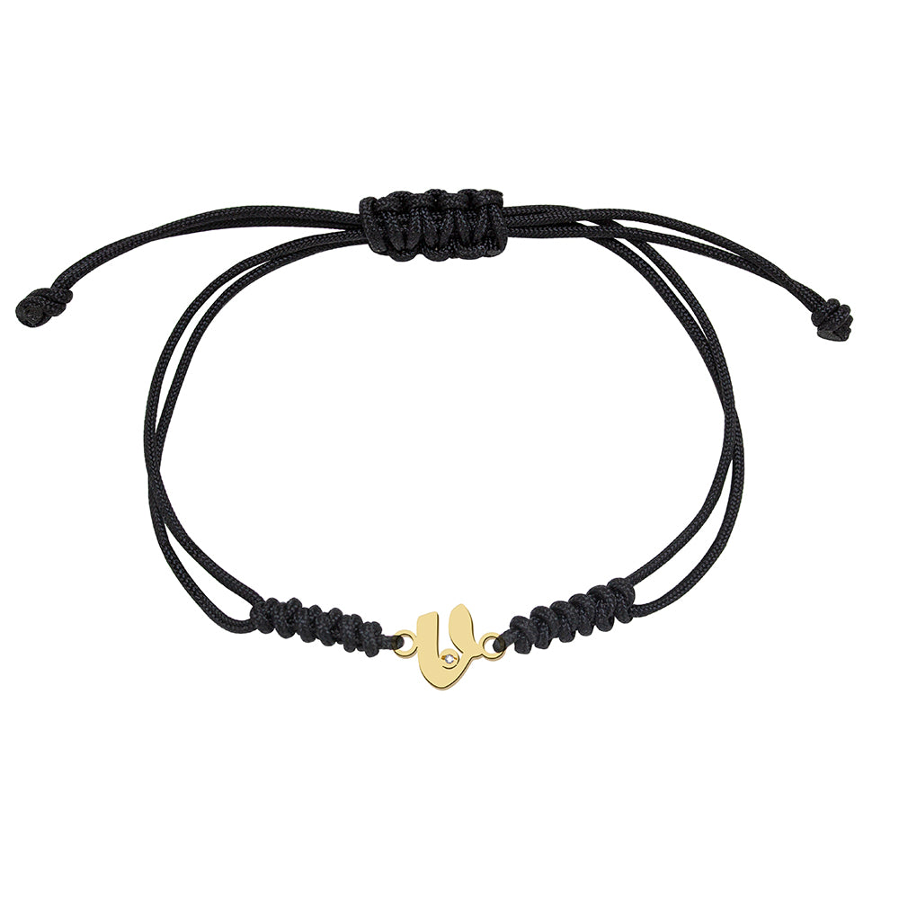 Pulsera de Oro con Inicial Grabada