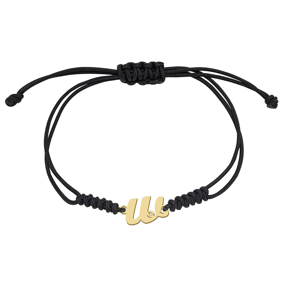 Pulsera de Oro con Inicial Grabada