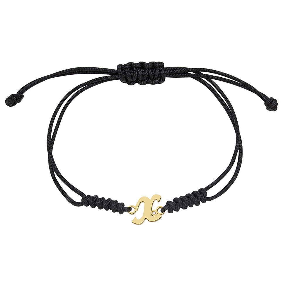 Pulsera de Oro con Inicial Grabada