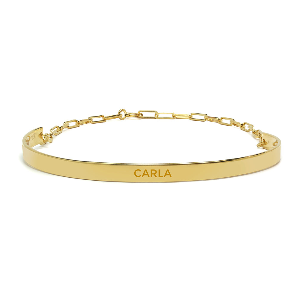 Pulsera Rígida de Plata 925 Personalizada