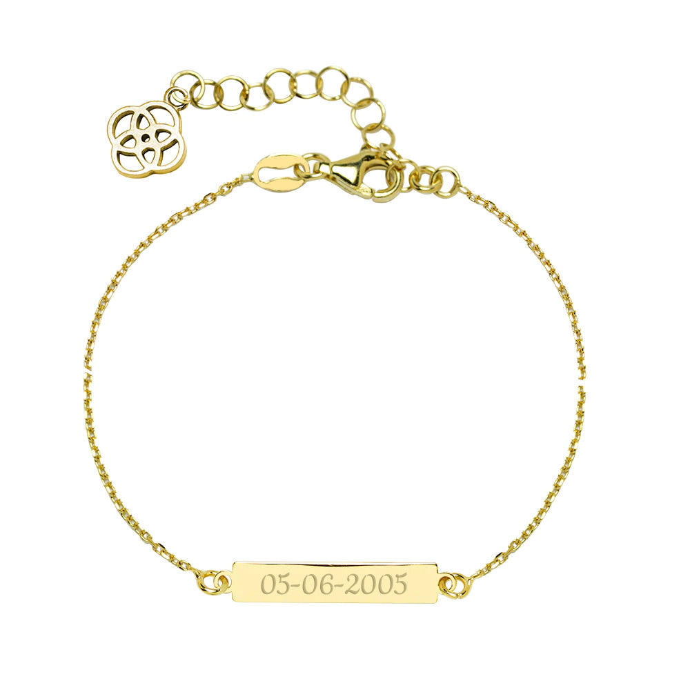 Pulsera Medalla Rectangular