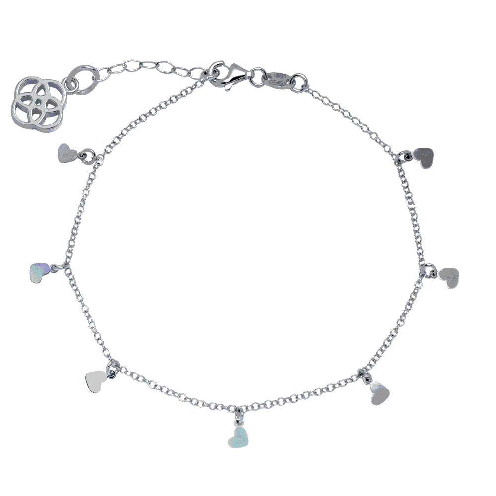 Pulsera Heart Charms
