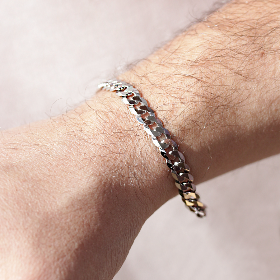 Pulsera Barbada Plana