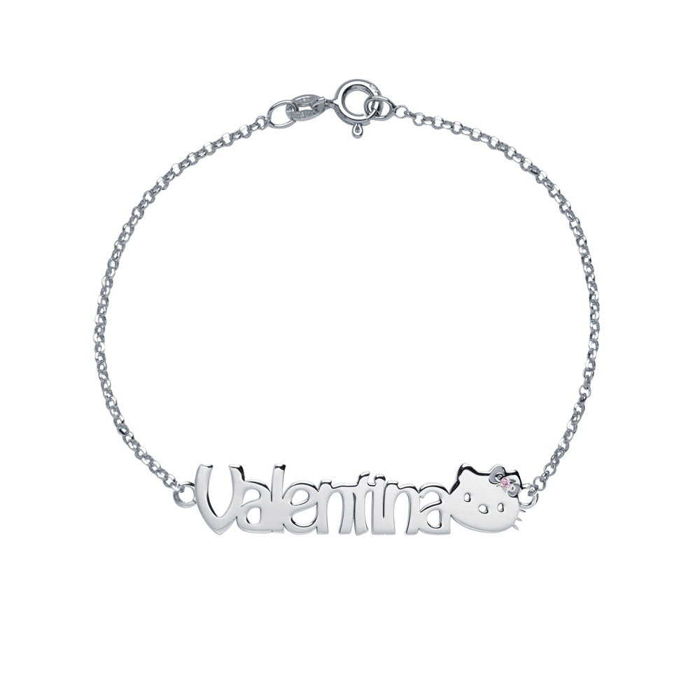 Pulsera con Nombre Kitty