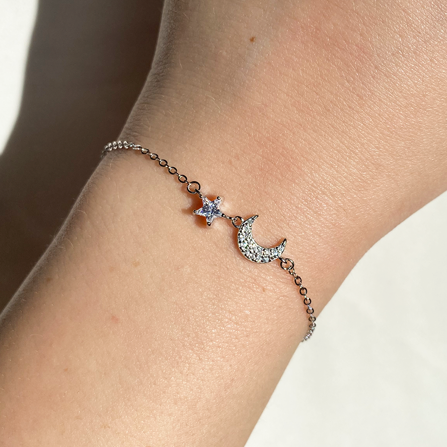Pulsera Luna y Estrella