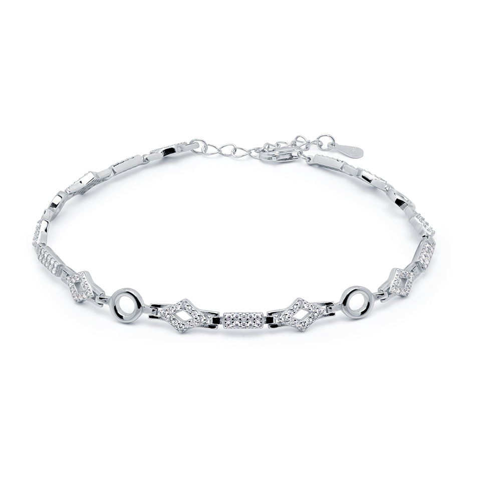 Pulsera Rombo y Círculos