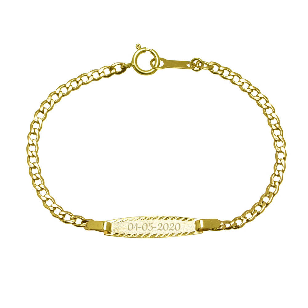 Pulsera Bebé Cadena Barbada