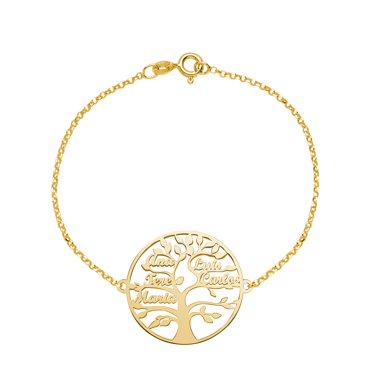 Pulsera Árbol Vida Personalizado